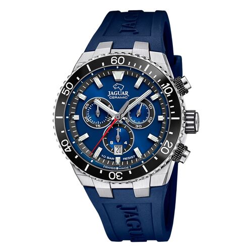 Jaguar Montre Homme Silicone Bleu Jaguar Montre-Bracelet En Céramique Uj1021/1