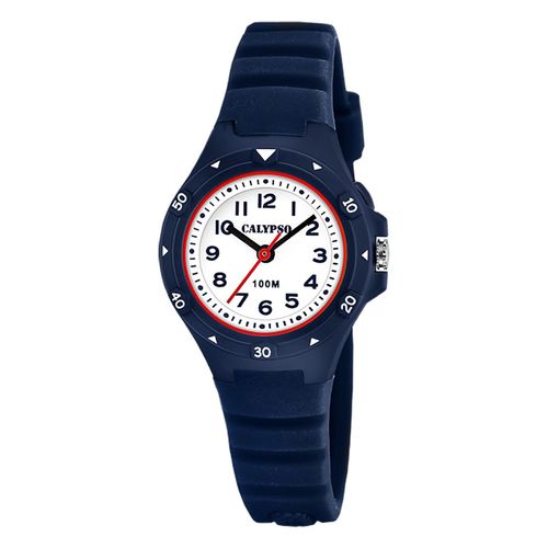 Montre Pour Enfants Calypso En Caoutchouc Bleu Foncé Montre-Bracelet Junior Calypso Uk5846/5
