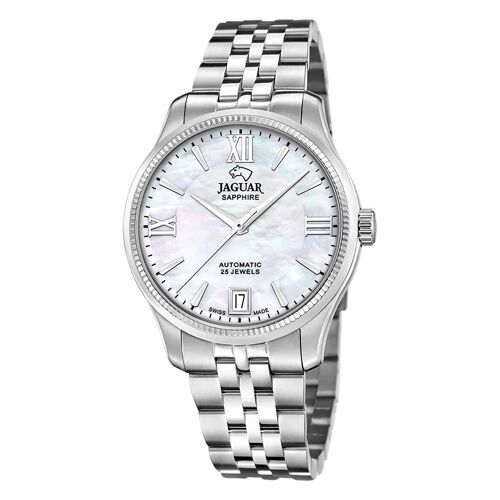 Montre Femme Jaguar Acier Inoxydable Argent Jaguar Montre-Bracelet Heritage Uj1000/1