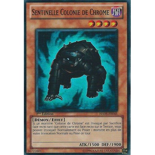 Sentinelle Colonie De Chrome -Ha05-Fr045 - 1er Edition  -Sr