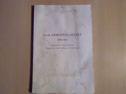 Louis Armand-Calliat 1896-1966