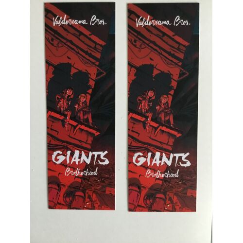 2 Marque Pages Giants Brotherhood ( 21 X 7 Cm )