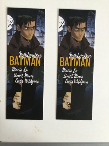 2 Marque Pages Nightwalker Batman ( 21 X 7 Cm )