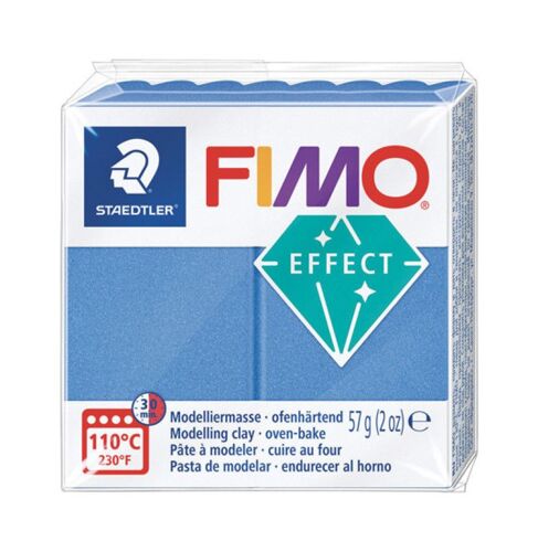 Pâte Fimo 57 G Effect Métal Bleu