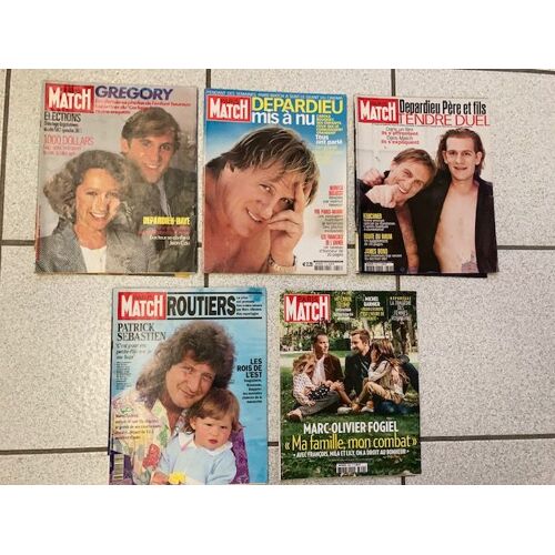 Lot De 5 Paris Match