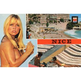 Carte Postale Couleur - Theme : Plage - Nus - N° 5023 Souvenir De Nice- Ecrite - Editions D'art Altari