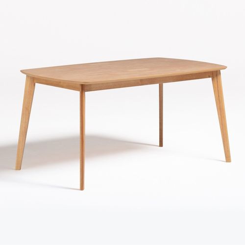 Table De Salle ? Manger Rectangulaire En Bois Elba Bois Naturel