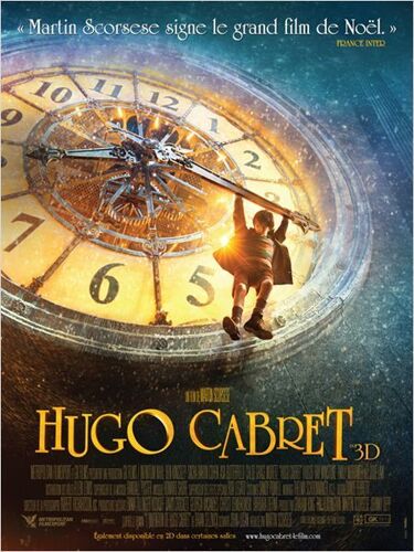 Hugo Cabret (Hugo) - Véritable Affiche De Cinéma Pliée - Format 40x60 Cm - De Martin Scorsese Avec Asa Butterfield, Chloe Moretz, Jude Law, Ben Kingsley, Sacha Baron Cohen - 2011