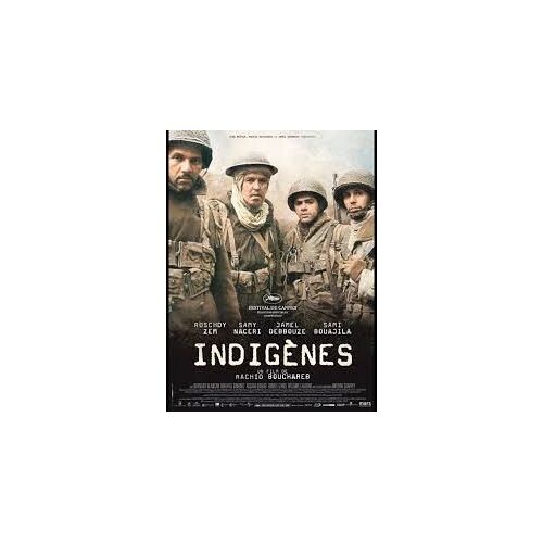 Indigènes - Jamel Debbouze - Rachid Bouchareb - Samy Naceri - Roschdy Zem - Affiche De Cinéma Pliée 120x160 Cm