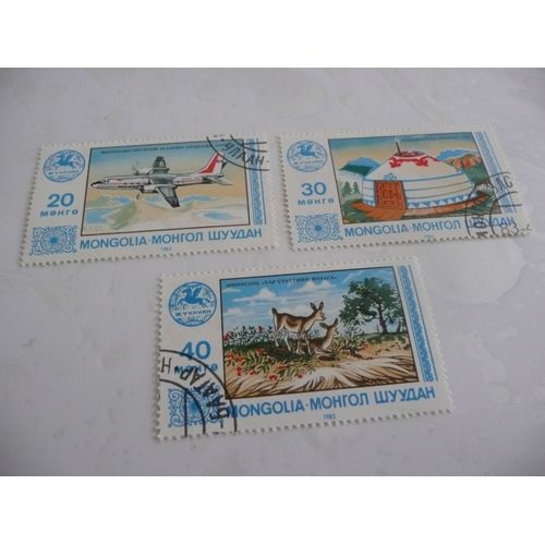 3 Timbres Mongolie