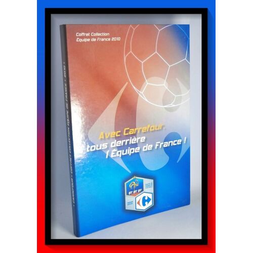 Coffret Collection Carrefour - Équipe De France De Football Coupe Du Monde 2010