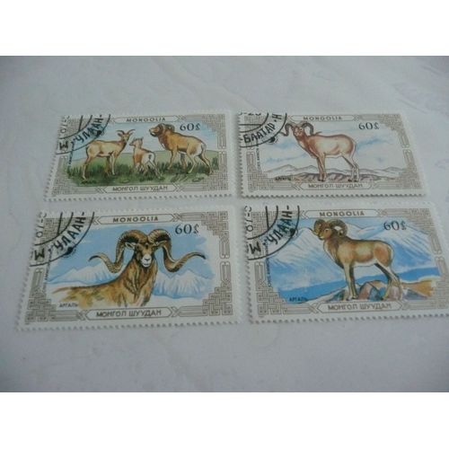 4 Timbres Mongolie