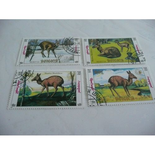 4 Timbres Mongolie