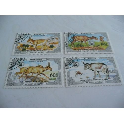 4 Timbres Mongolie