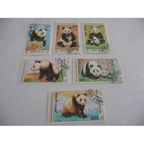 6 Timbres Mongolie