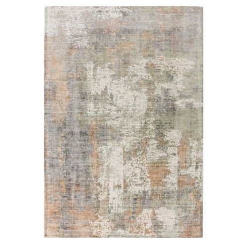 Tapis De Salon Moderne Fait Main Bygat 200x290 Cm Corail - Novatrend