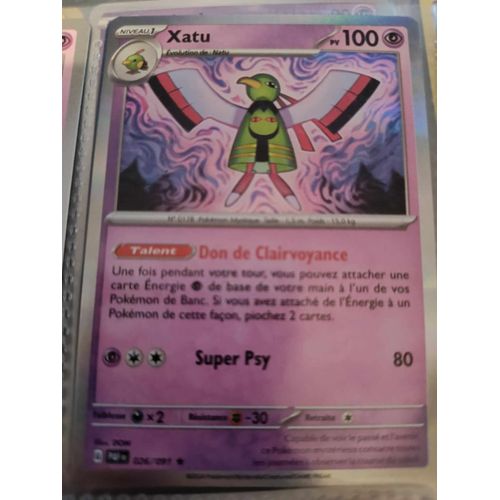 Holo - Pokemon - Destinées De Paldea - Xatu 26/91
