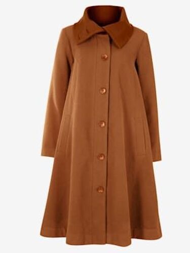 Manteau Court Qualité Douce Et Moelleuse - - Ambre