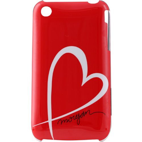 Coque Morgan rouge et blanche pour iPhone 3g 3gs