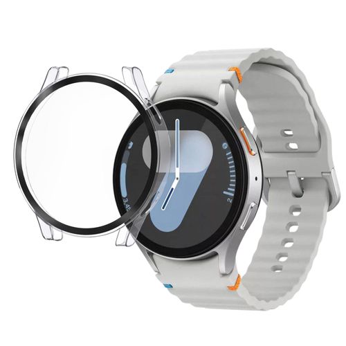 Coque Compatible Samsung Galaxy Watch 7 44mm - Protection Rigide Étui Transparent Écran Verre Trempé Phonillico®