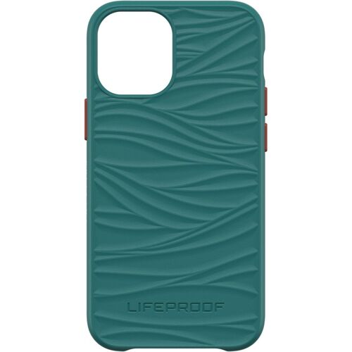 Lifeproof Wake - Coque De Protection Pour Téléphone Portable - Plastique Recyclé D'origine Marine - En Dessous De, Modèle D'onde Douce - Pour Apple Iphone 12 Mini
