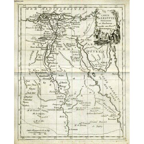 Atlas Moderne Ou Collection De Cartes Sur Toutes Les Parties Du Globe Terrestre Carte De L'egypte Ancienne Et Moderne