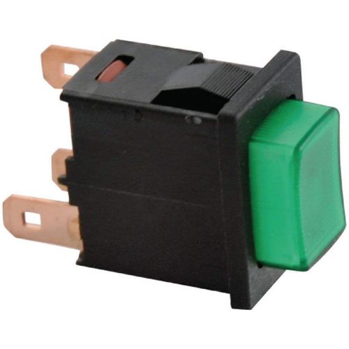 Bouton Poussoir L4 N/Vert, Chappee, Ref. V15804542