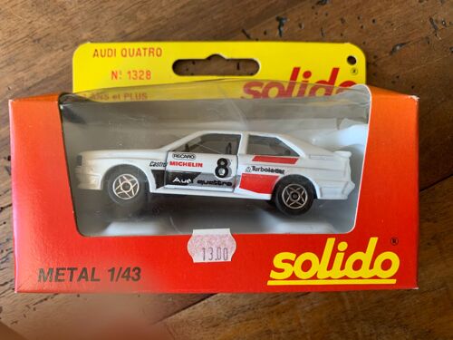 Audi Quatro Solido 1328 Avec Boite-Solido