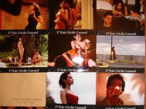 17 Fois Cecile Cassard - Jeux De 8 Photos Originales