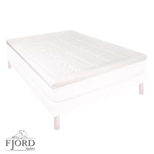 Surmatelas à mémoire de forme - confort moelleux - 160 x 200 cm
