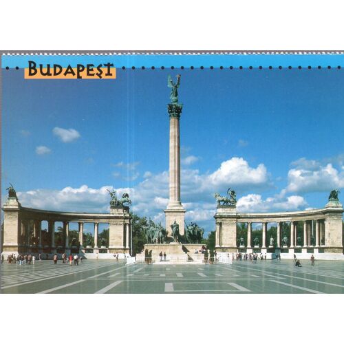 Carte Postale De Budapest (Hongrie) Square Des Héros