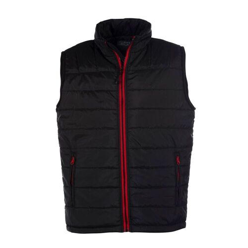 Doudoune sans manches Bodywarmer Pen Duick City Men Noir / Rouge 4XL