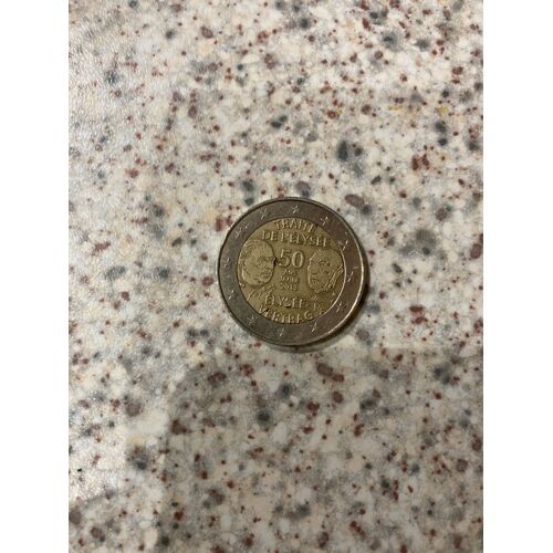 Piece 2€ Traite De L Elysee 50ans
