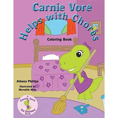 Carnie Vore Helps With Chores Coloring Book