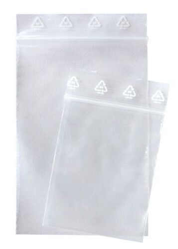 Sachets Plastiques Multi Usage Fermeture Zip 40x60 Mm