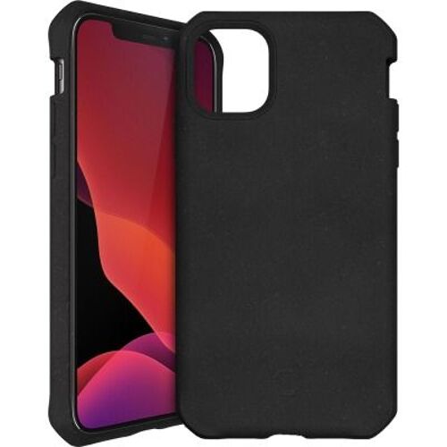 Coque Rigide Feronia Bio Itskins Noire Pour Iphone 12 Mini