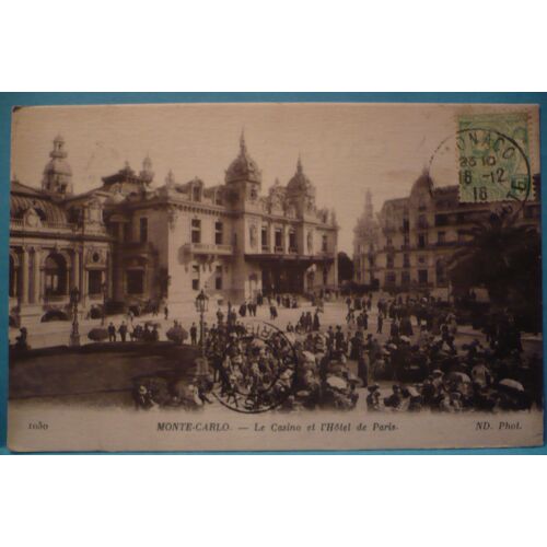 Mont-Carlo: Le Casino Et L'hotel De Paris