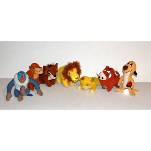 Peluche Le Roi Lion Disney Lot De 7 Peluche Doudou Mac Do 1998