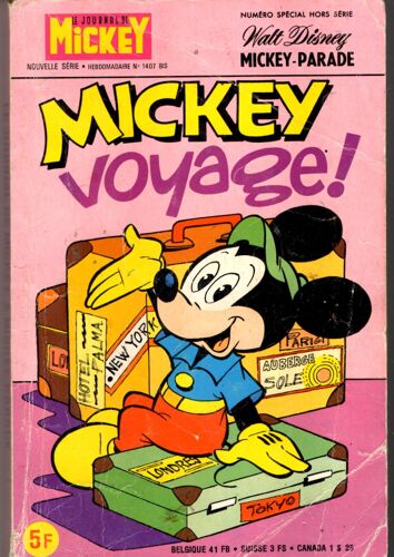 Mickey Parade Hors-Série  N° 1407 Bis : Mickey Voyage