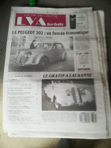 La Vie De L'auto 88/30 Peugeot 202