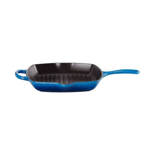LE CREUSET Skillet Carré en Fonte Émaillée 26x26 cm Azure