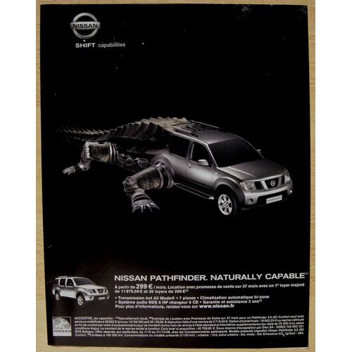 Publicité Papier - Voiture Nissan Pathfinder De 2006