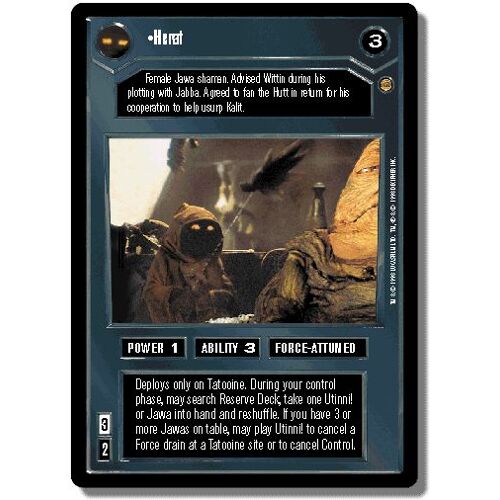 Herat - Star Wars Decipher - Jabba's Palace