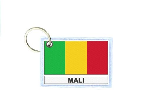 Porte Cles Cle Clefs Imprime Double Face Drapeau Rmm Mali