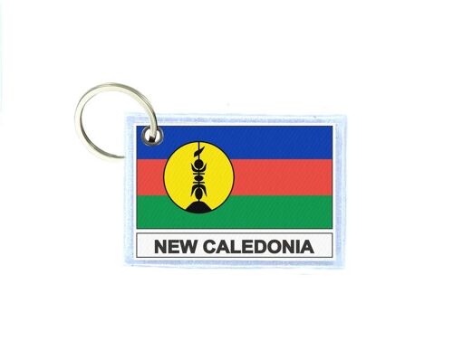 Porte Cles Cle Clefs Imprime Double Face Drapeau Nc Nouvelle Caledonie Kanak Kanaky