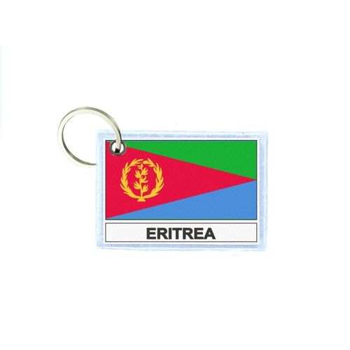 Porte Cles Cle Clefs Imprime Double Face Drapeau Er Erythree