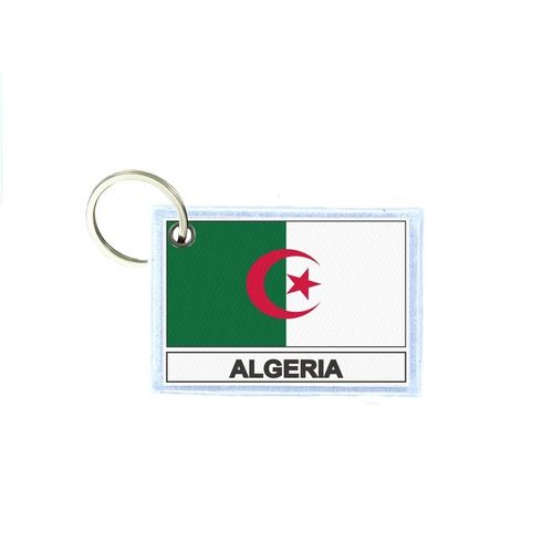 Porte Cles Cle Clefs Imprime Double Face Drapeau Dz Algerie