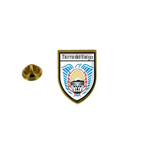 Pins Pin Badge Pin's Souvenir Drapeau Pays Blasontierra Del Fuego Argentine
