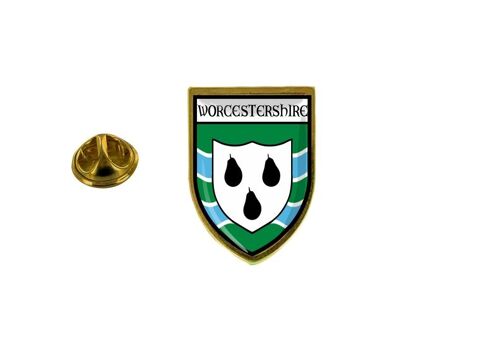 Pins Pin Badge Pin's Souvenir Ville Drapeau Pays Blason Worcestershire
