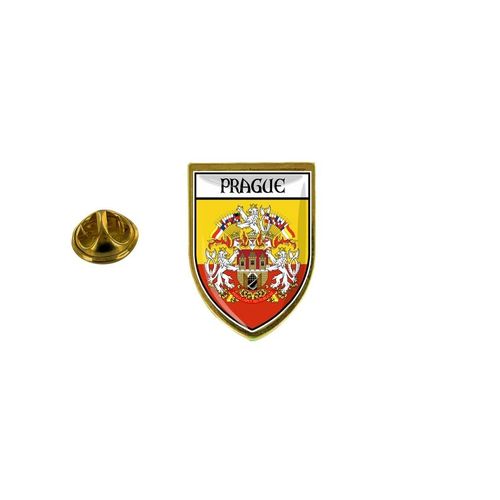 Pins Pin Badge Pin's Souvenir Ville Drapeau Pays Blason Ecusson Prague Tcheque